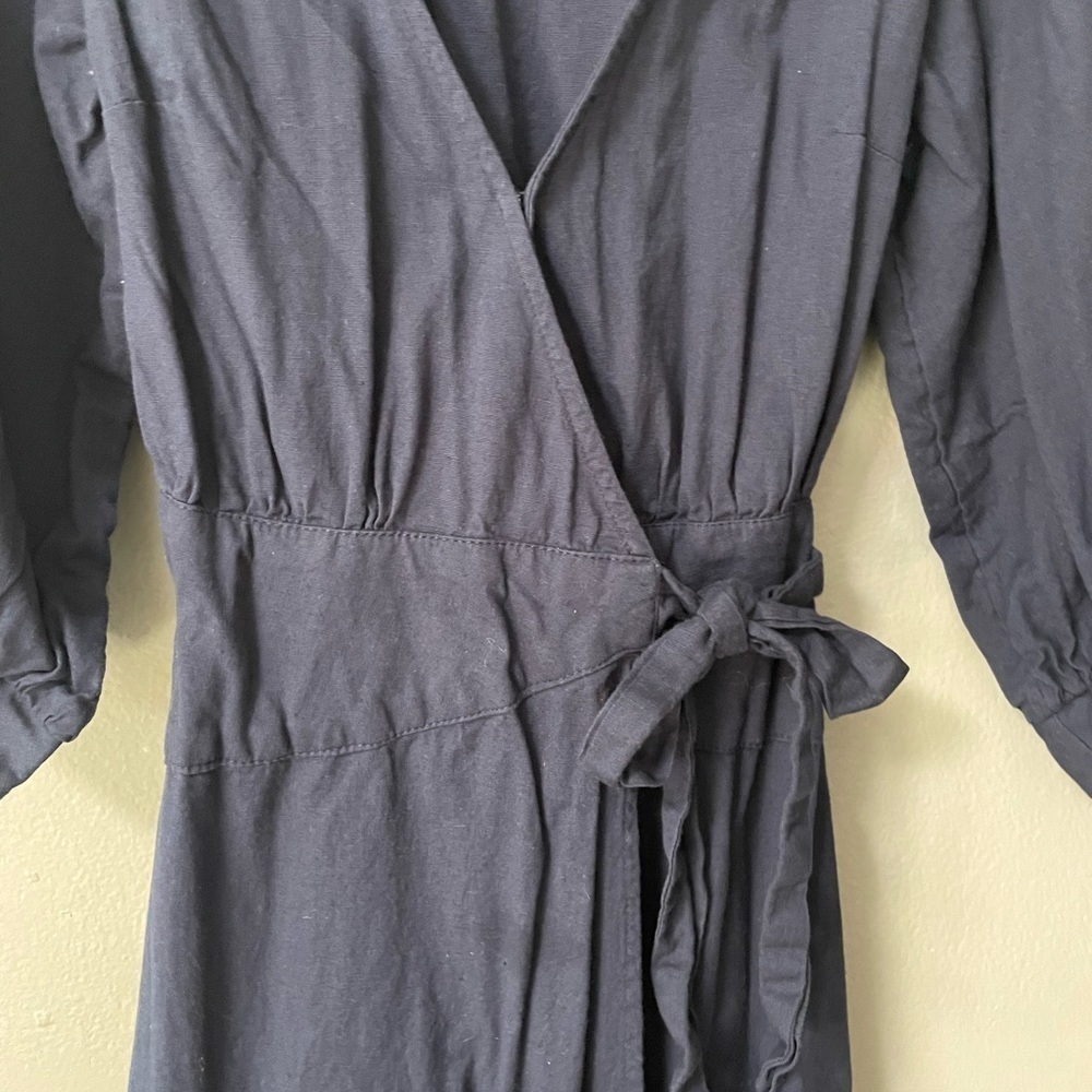 Free People Navy Midi Dress - Picture 4 of 9
